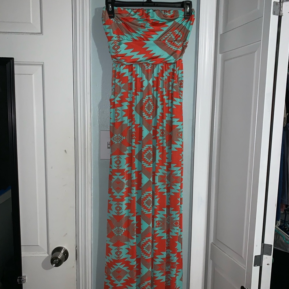 Geometric pattern dress